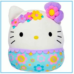 🔥 NWT Hello Kitty floral 20 inch Squishmallow